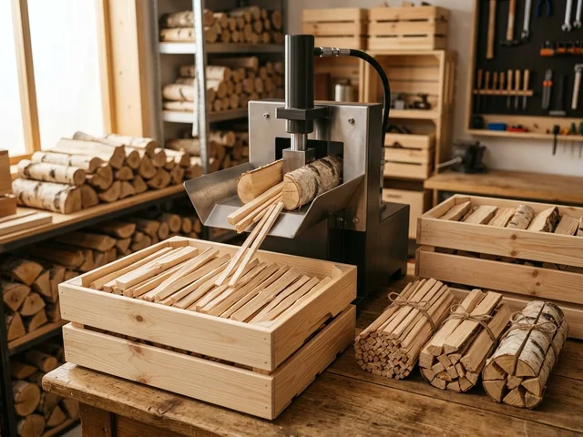 Колка дров на мелкую фракцию для растопки в Орле